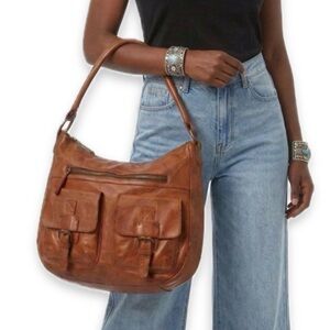 Harbour 2nd Emerson Vintage Inspired Leather Hobo bag